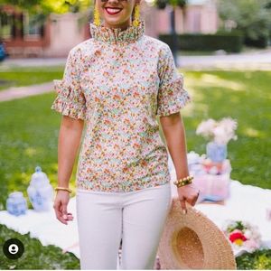 Elizabeth Wilson floral blouse